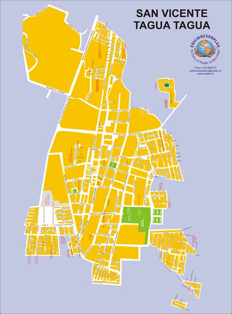 San Vicente Map .